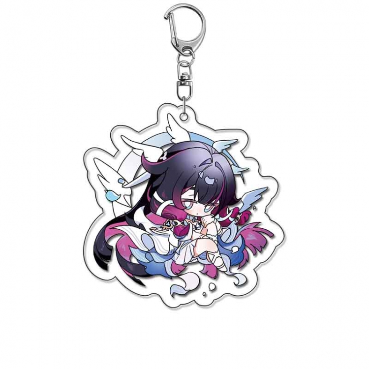 Genshin Impact Anime Acrylic Keychain Charm price for 5 pcs