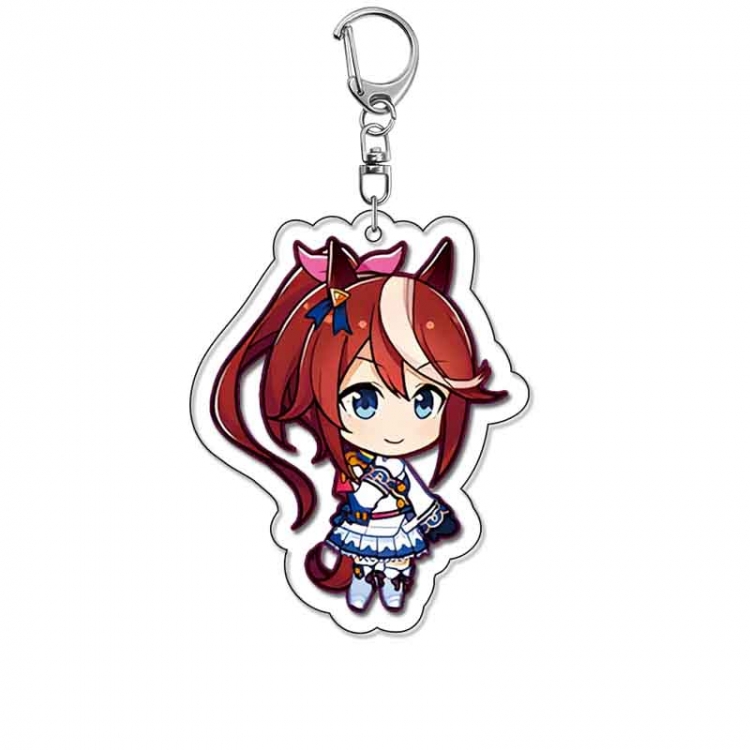 Pretty Derby Anime Acrylic Keychain Charm price for 5 pcs